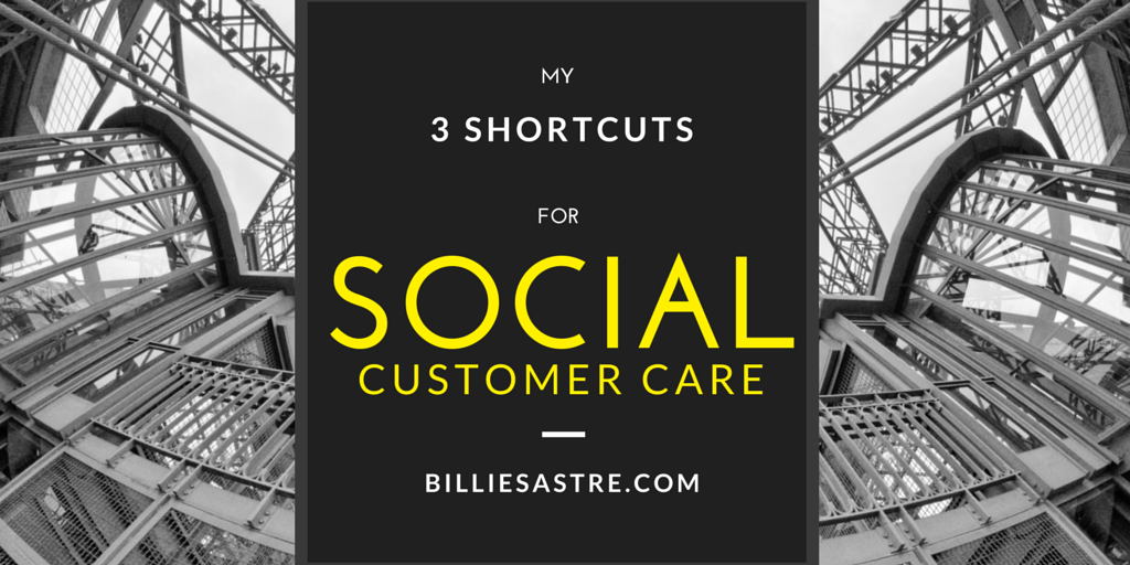 3 main shortcuts for Social Customer Care